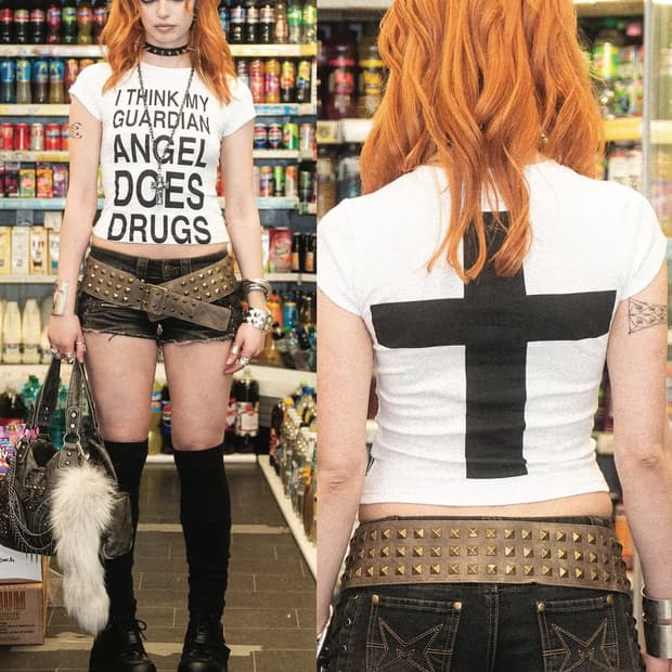 밍가런던 Guardian angel baby tee