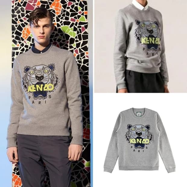 겐조 KENZO 타이거 자수 맨투맨