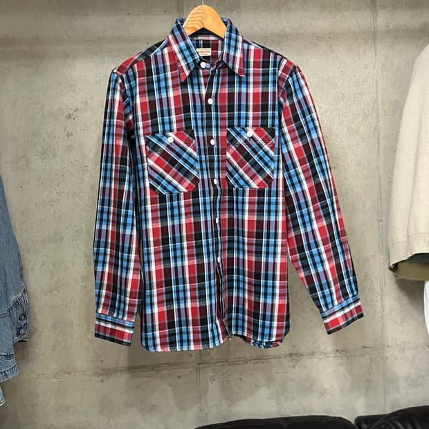 Sugar Cane Twill Check Flannel Shirt