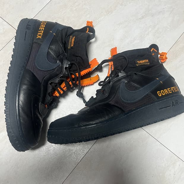 NIKE 나이키 에어포스 1 하이 윈터 고어텍스 블랙 275