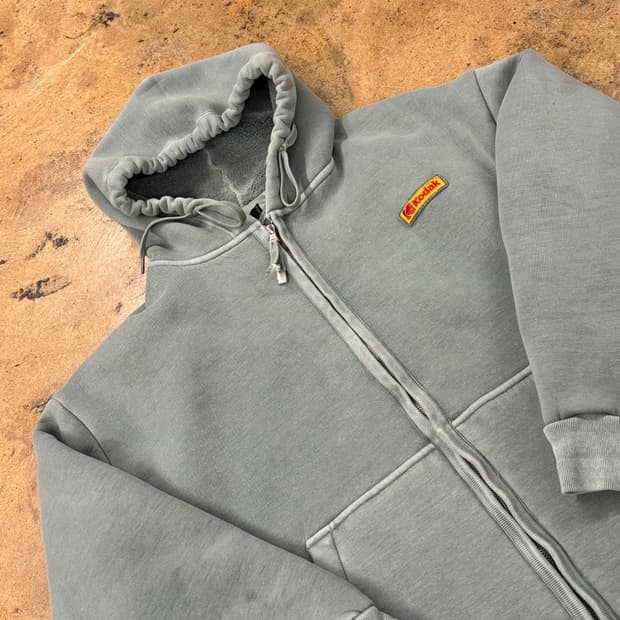 [정품/XL] 코닥 후드 집업 자켓 민트 b14