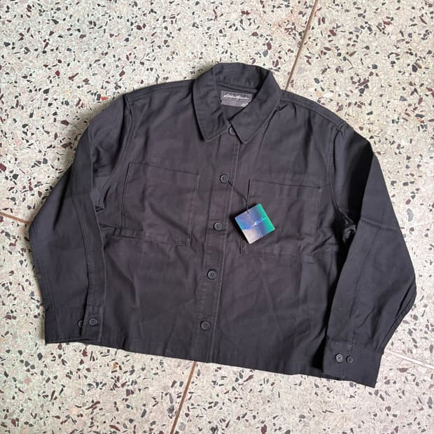 에디바우어 블랙 셔츠 자켓(택 보유)