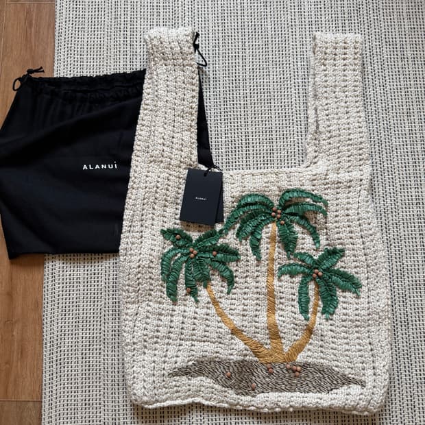 새상품 알라누이 써머 네트백