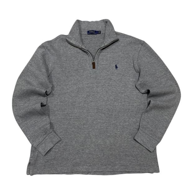 폴로 랄프로렌 하프집업 그레이 니트 