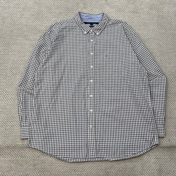 타미힐피거 체크셔츠 r3410