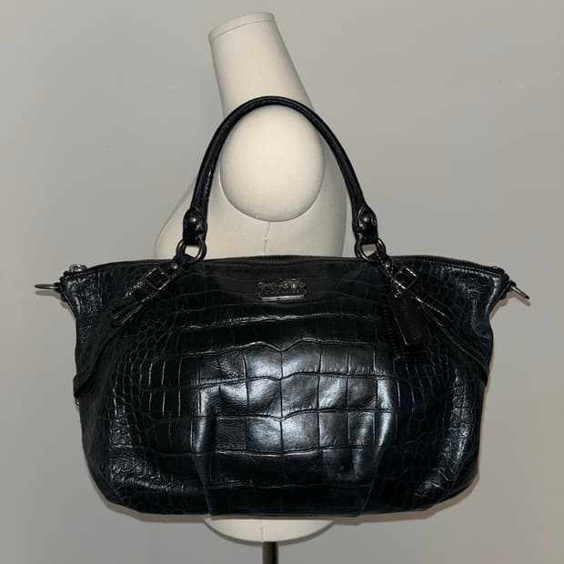 Coach All Black Shoulder Bag