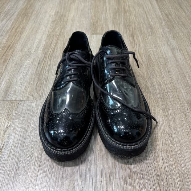 꼼데가르송 윙팁 슈즈