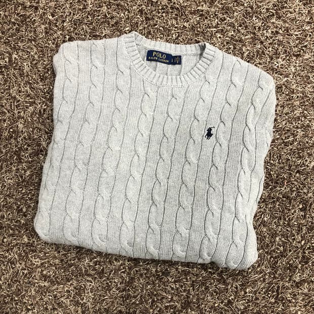 폴로 랄프로렌 케이블 니트