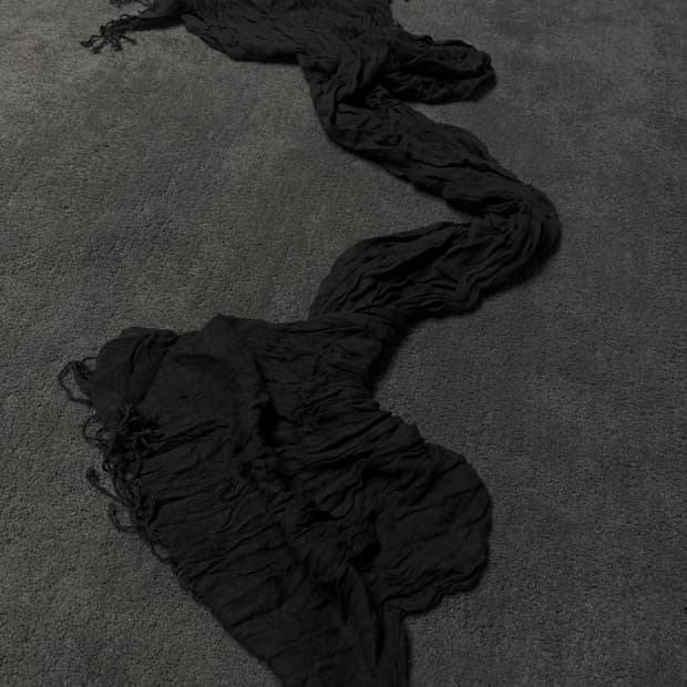 Vintage vkei punk grunge mood scarf