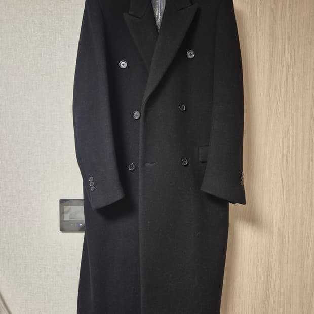 브랜드 울모직코트 더블브레스트