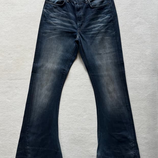 Acne Studios 아크네스튜디오 부츠컷 워싱 데님 팬츠