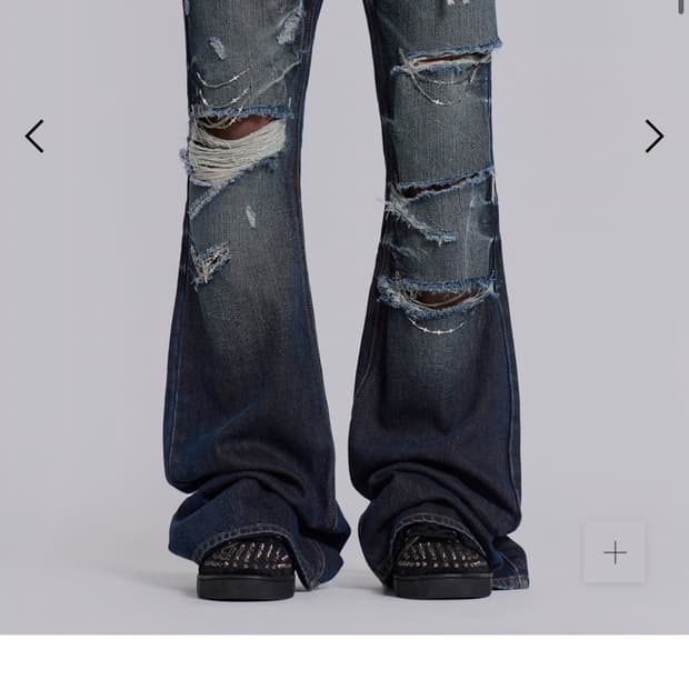 제이디드런던 jaded london 부츠컷 데님