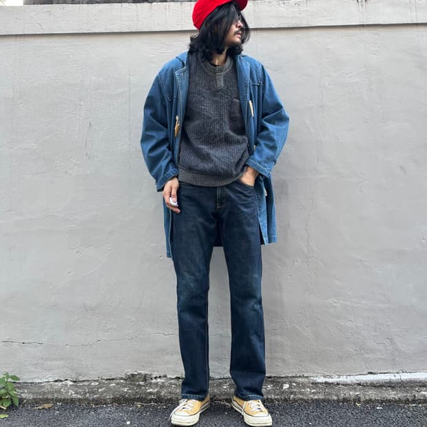 빔즈 셀비지 데님 팬츠