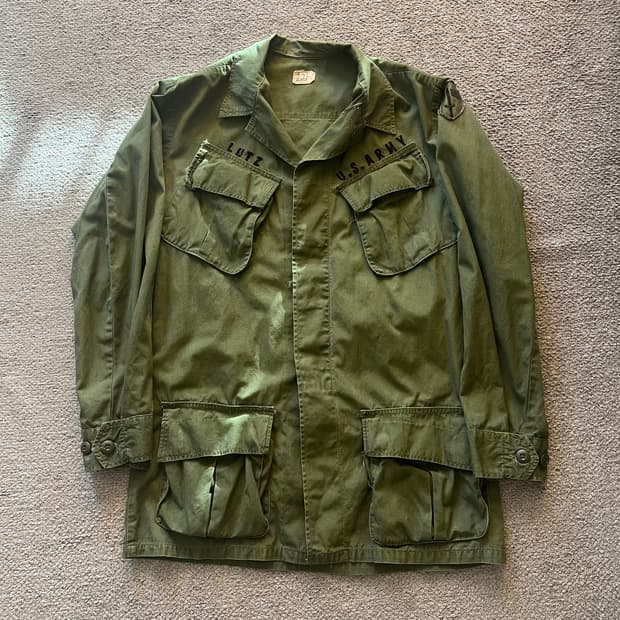 1969 Vietnam War 정글 퍼티그 Jacket