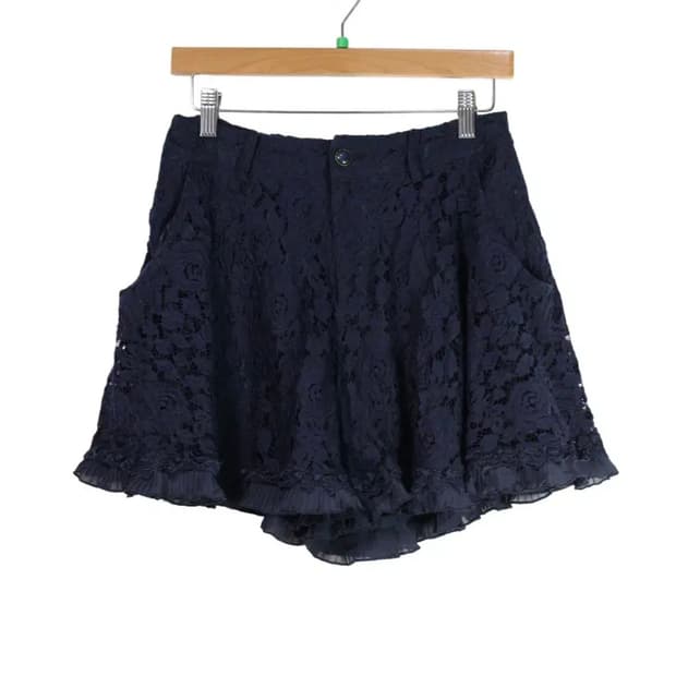 엑시즈팜 axes femme 네이비 레이스 스카판