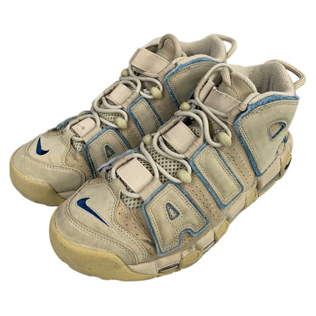 나이키 에어 모어 업템포 96 라임스톤 발레리안 블루 250