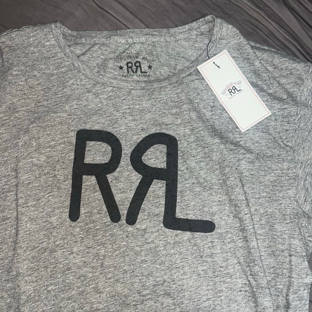 Rrl 더블알엘 로고 티셔츠 MADE IN USA