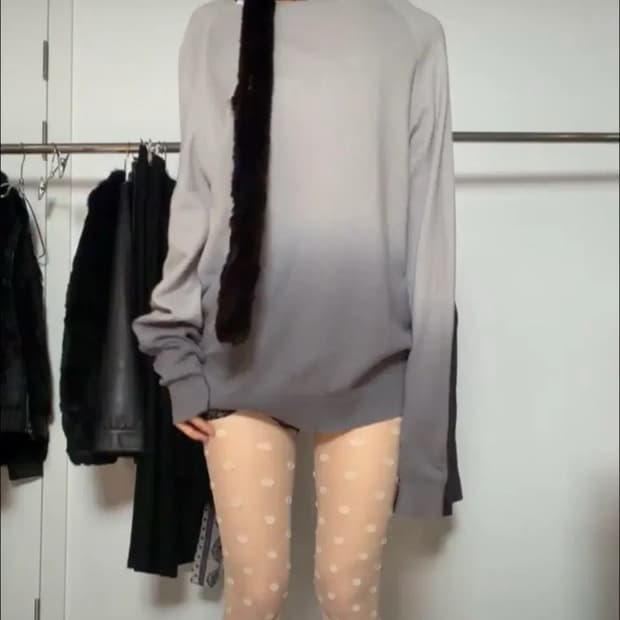 띠어리 빈티지 니트 캐시미어 혼방 ayadz 아야즈