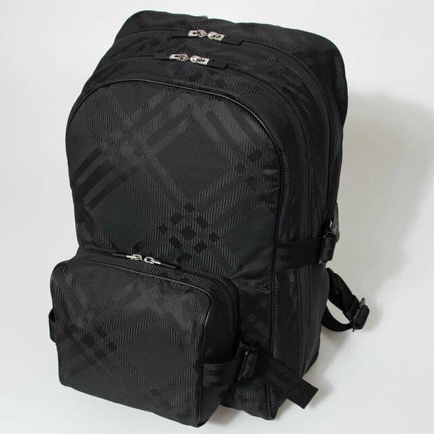 250만원대, Burberry 버버리 자카드 백팩 가방 새상품