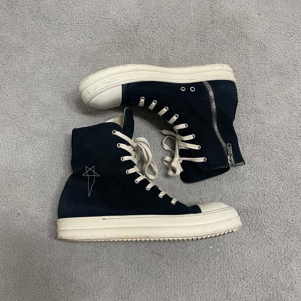 280) 릭오웬스 다크쉐도우 펜타그램 라몬즈 릭컨 하이탑 스니커즈 