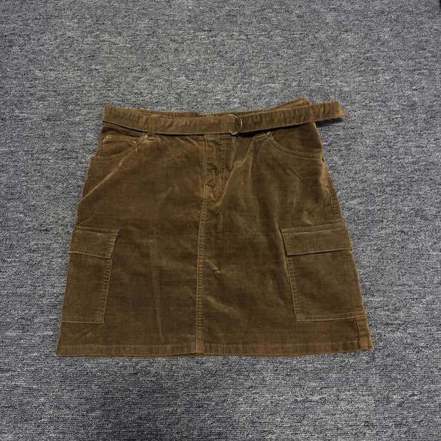 brown velvet pocket sk