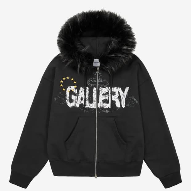 가터갤러리 퍼 후드 집업