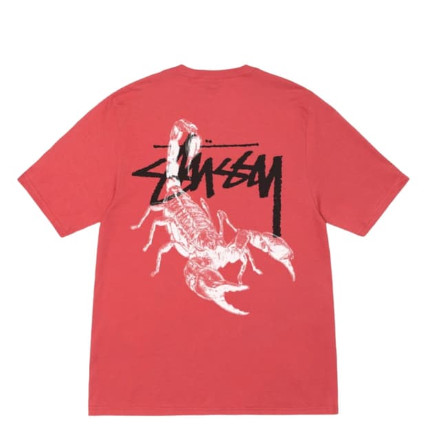 스투시 스콜피온 티셔츠 페퍼
