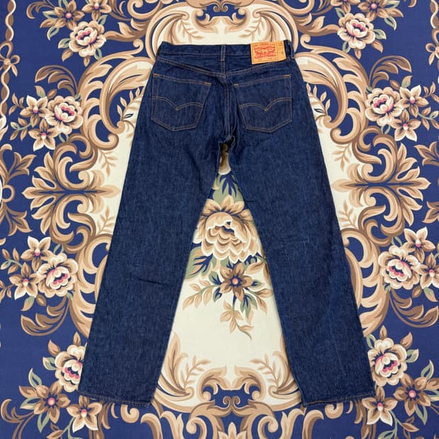 (30)리바이스  Levis 501 진청 데님팬