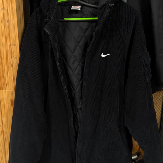 슈프림 나이키 아크 코듀로이 후드자켓 블랙