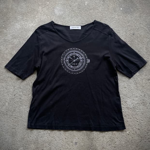 (Kansai bis)clock sleeve t