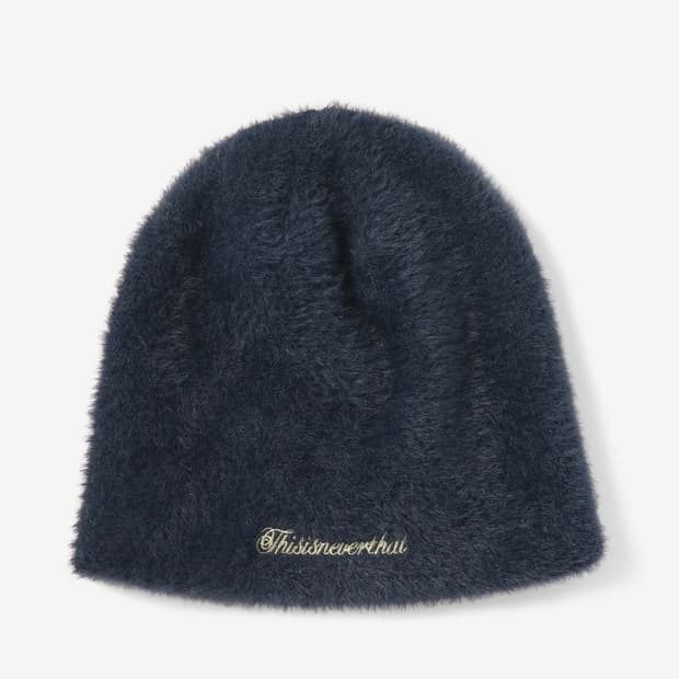 디스이즈네버댓 Shaggy No Cuff Beanie Navy