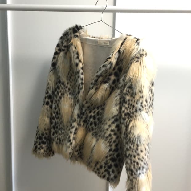오네갸루 Mixed Fur Jacket 갸루 