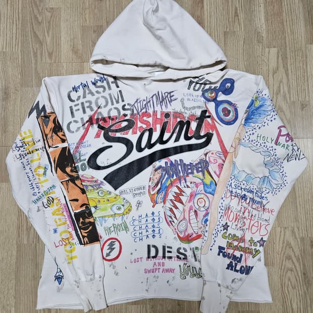 세인트미카엘 x 무라카미 타카시 후드