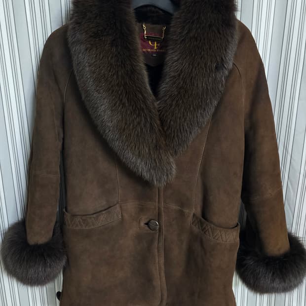 (66) [Giorgio Ferri]조르지오페리 여우털 무스탕 여성코트