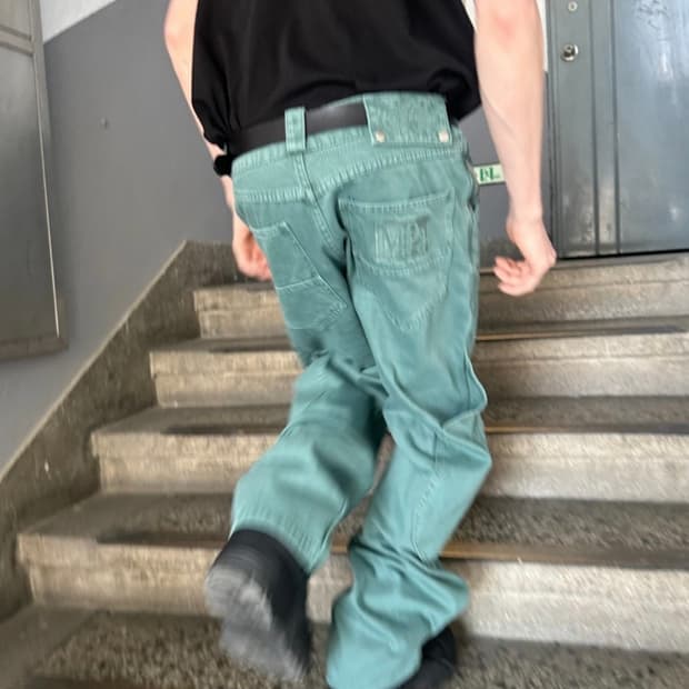 MPa CALF POCKET PANTS (EMERALD)