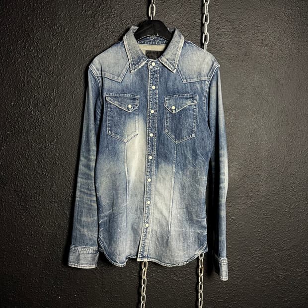 MURDER LICENSE – Indigo Western Denim Sh