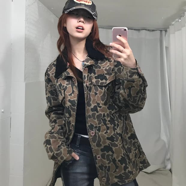 스투시 00‘s 카모플라주 필드 자켓