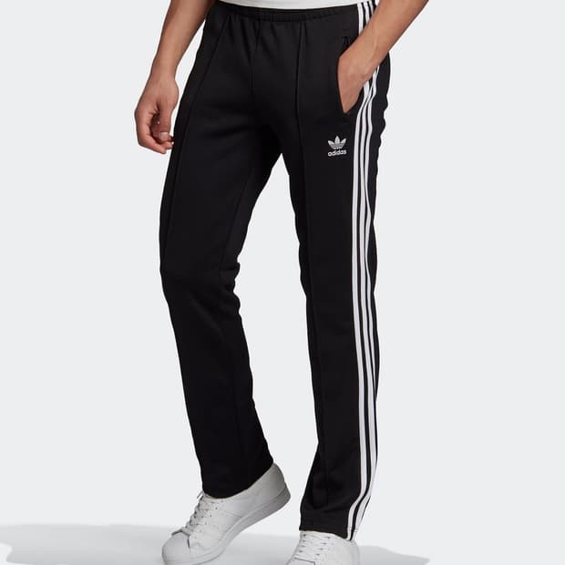 아디다스 오리지널 유로파 삼선 트레이닝 트랙팬츠 블랙 S