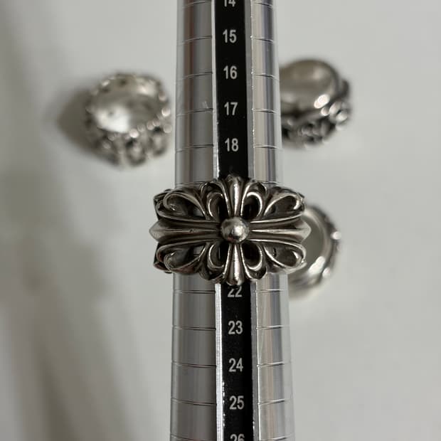 크롬하츠 더블 플로랄 링