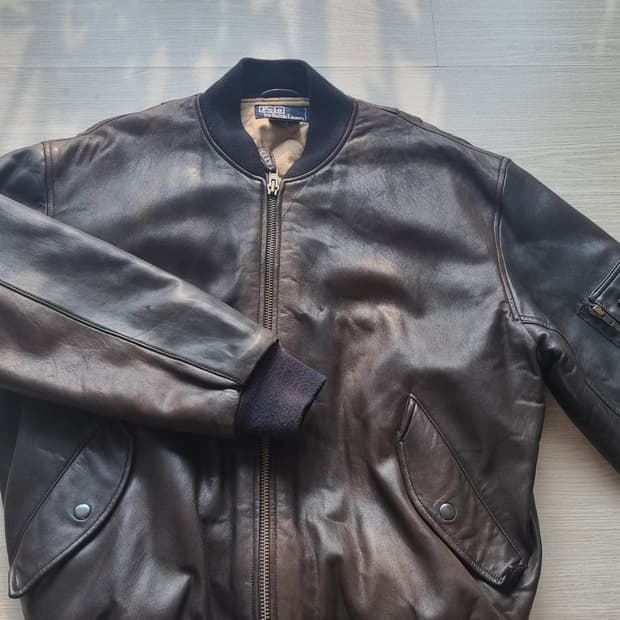 폴로 랄프로렌 가죽 자켓