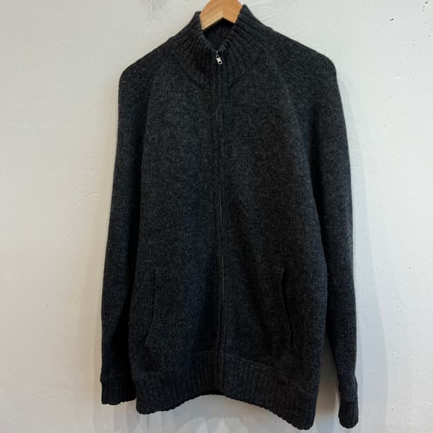 유니클로 퓨어울 니트집업 XL