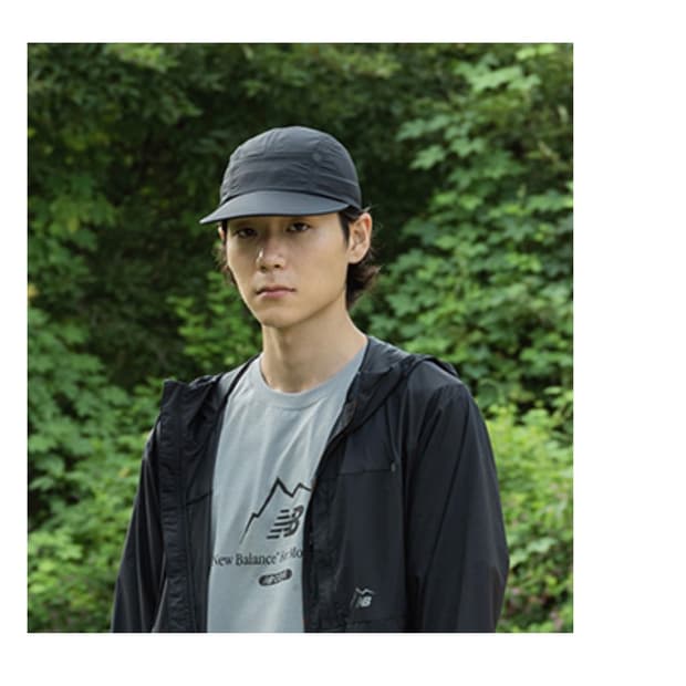 뉴발란스 x 케일 러닝캡 (블랙) 판매합니다.