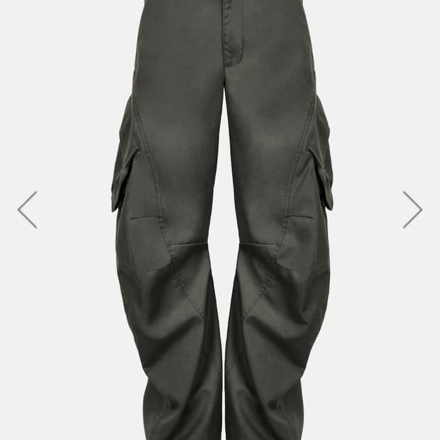 S ] 지용킴 코오롱 3D 팬츠 카키 그레이