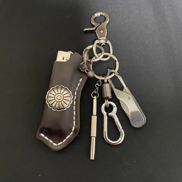 가죽 라이터 케이스 키링