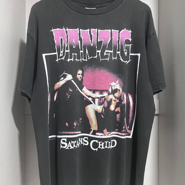 빈티지 90s 2000년도 Danzig 댄지그 밴드 티셔츠