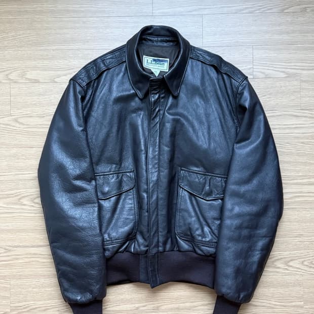 80s goat skin LL Bean jacket