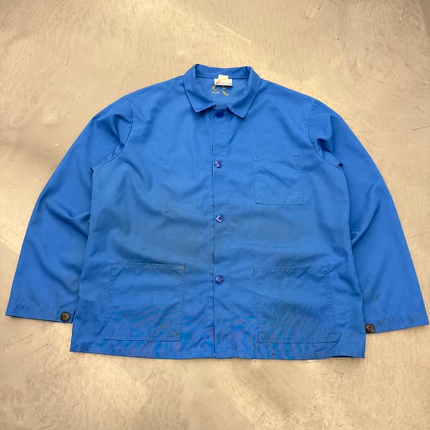 OLD VINTAGE WASHED BLUE 빈티지프렌치워크자켓