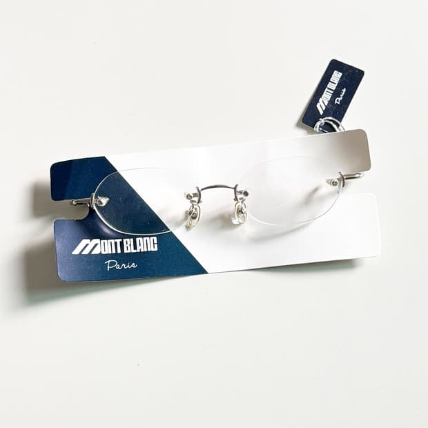 MONT BLANC PARIS 무테 스퀘어 실버 빈티지 안경