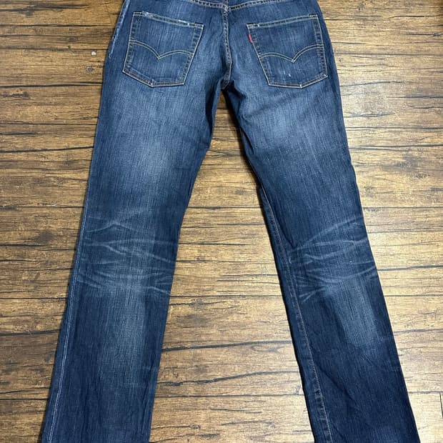 리바이스(LEVIS) 551 레드탭 워싱 데님팬츠 W32