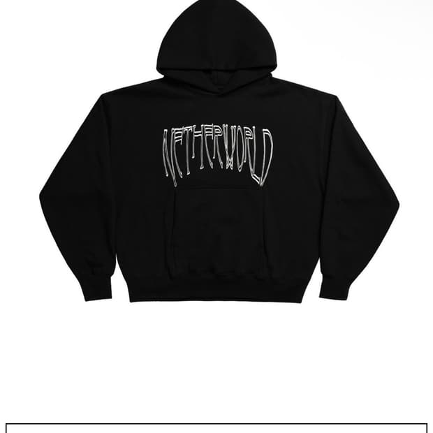 네더월드 후드티 블랙 L 새상품